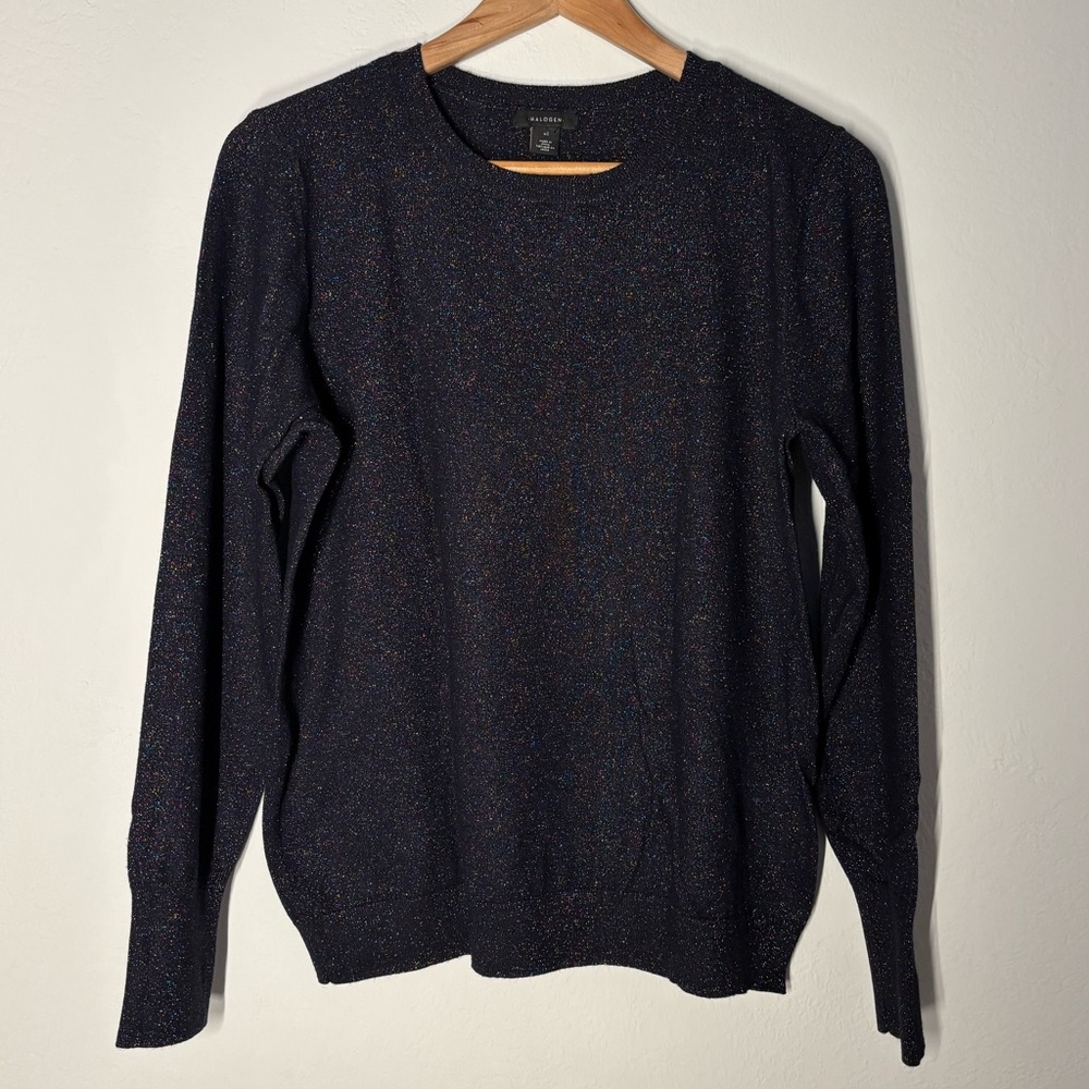 Halogen Sweater - black with sparkles